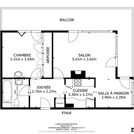 Au Coeur De - 6 Pers - Balcon
